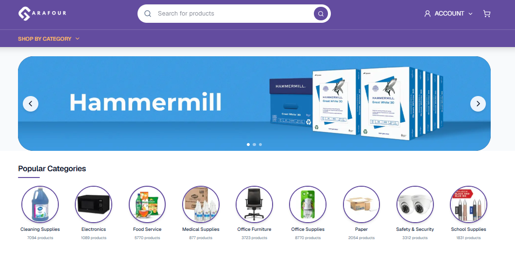 Garafour ecommerce store